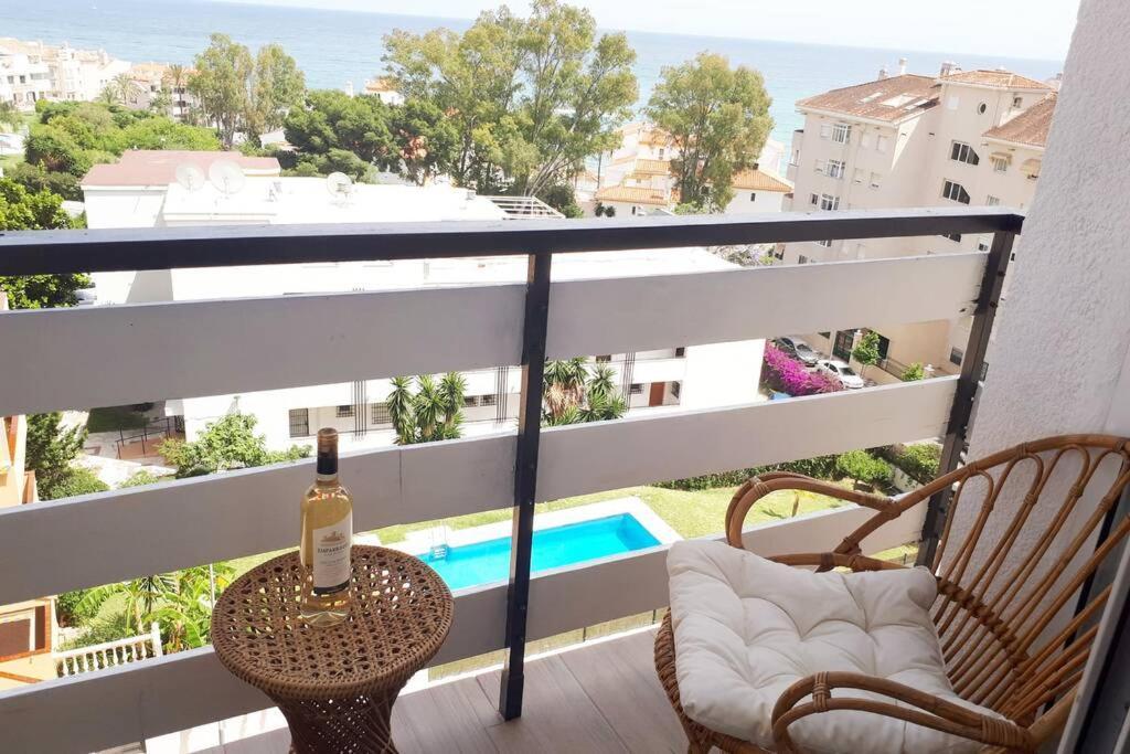 Modern Studio Near Beach. Sea, Pool And Wi-Fi Benalmádena Extérieur photo