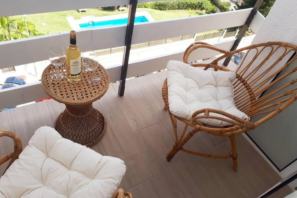 Modern Studio Near Beach. Sea, Pool And Wi-Fi Benalmádena Extérieur photo